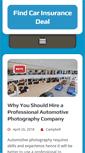 Mobile Screenshot of findcarinsurancedeal.com